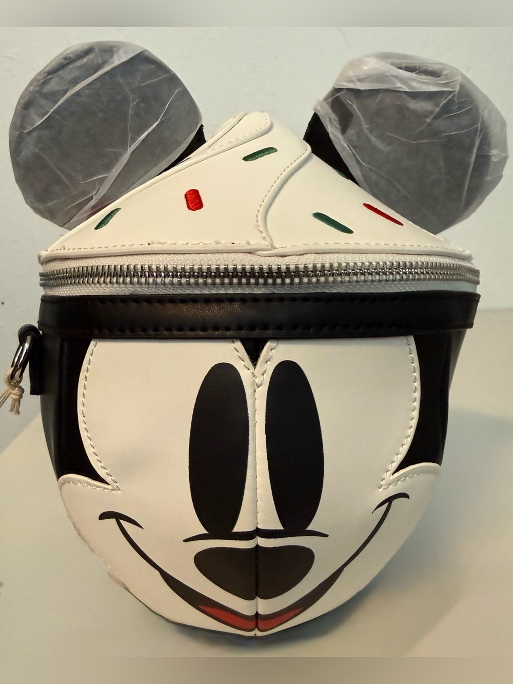 Loungefly Figural Crossbody Bag - Disney Mickey Mouse Holiday Cup